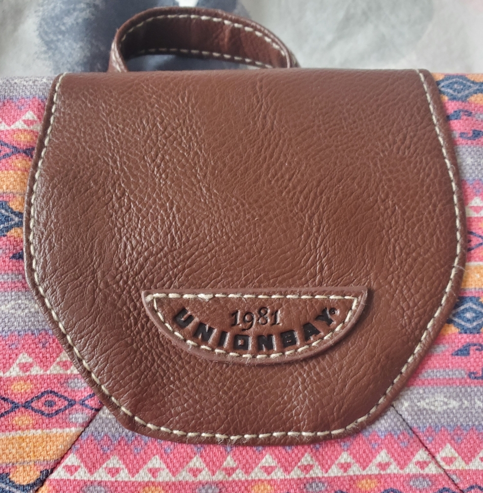 Unionbay Tribal Patterned Backpack - image 2